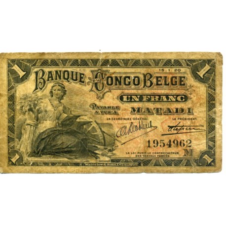 Congo Belge pick 03
